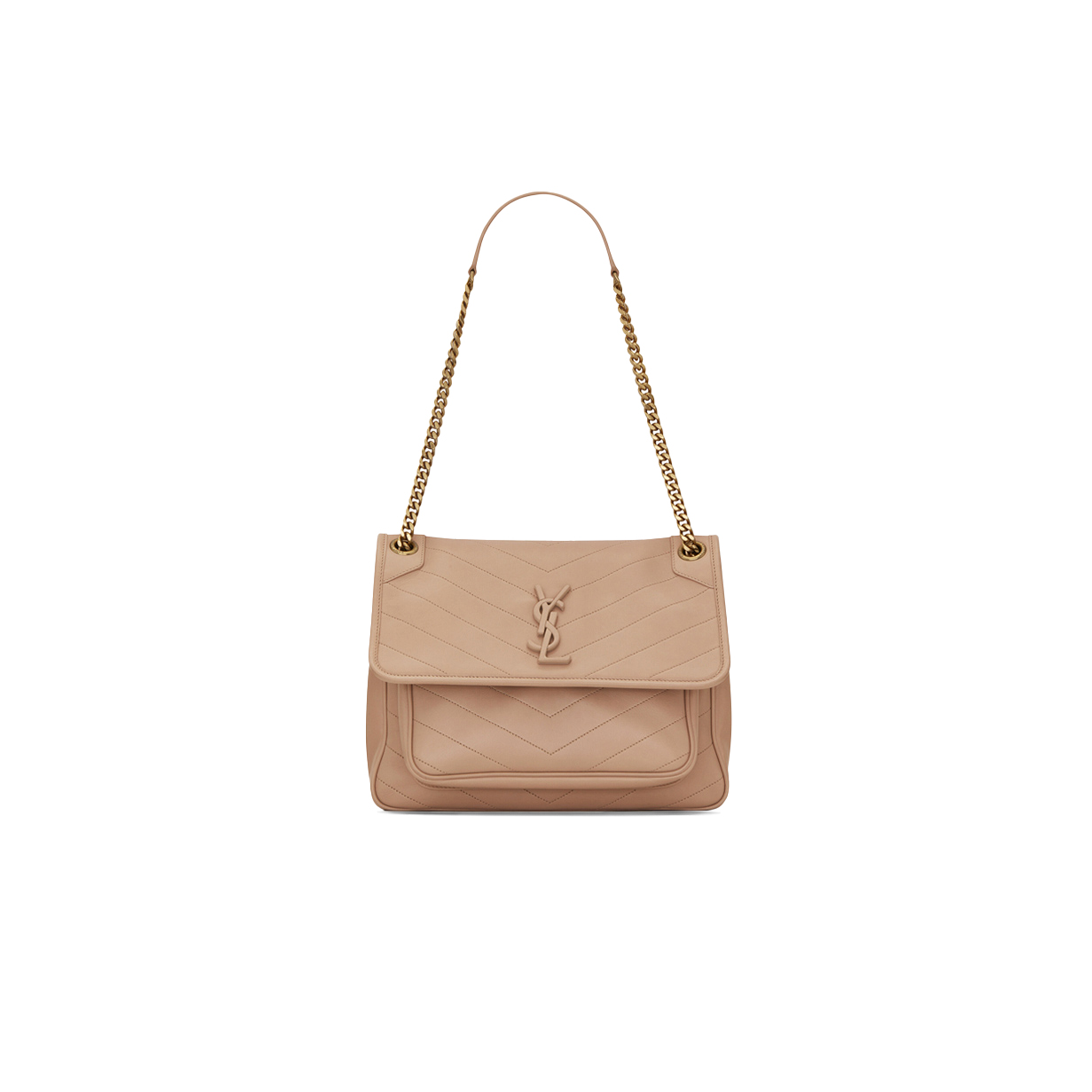 YSL NIKI MEDIUM CHAIN BAG IN LAMBSKIN 6331581EL072721 (28*20.5*8.5cm)